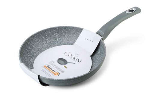 OLIVE Frying pan GREBLON C3 24x4.9cm 4mm forged COOKINI