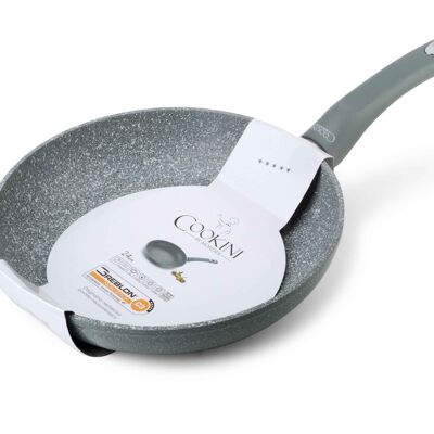 OLIVE Frying pan GREBLON C3 24x4.9cm 4mm forged COOKINI