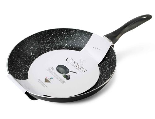 AUBERGINE Frying pan PFLUON 2 28x4.8cm 2.3mm pressed COOKINI