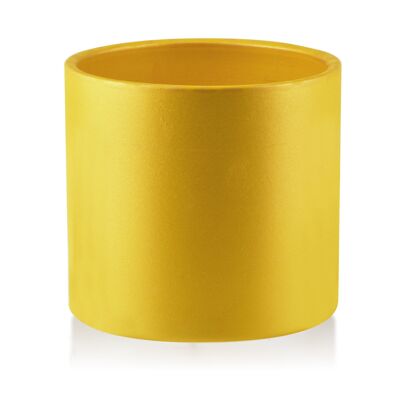 AVA Maceta de cerámica 12,5xh11,7cm amarillo