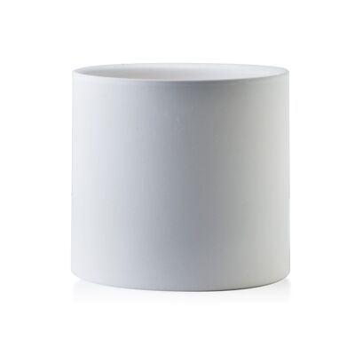AVA Pot en céramique blanc 12,5xh11,7cm