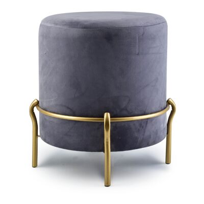 LILY Pouf dark gray h46x42cm