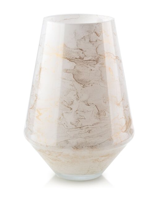 CRISTIE DIAMENT White marble vase h27cm