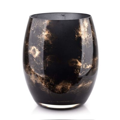 CRISTIE Vase 20x16cm marbre noir