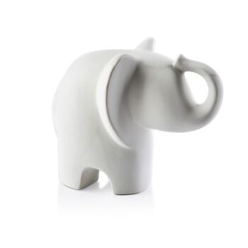 MIA WHITE Figurine éléphant 15x10xh12cm 1