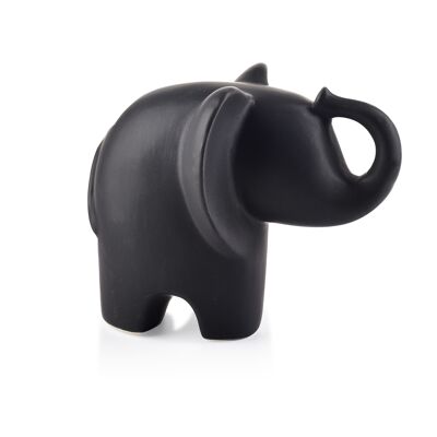 MIA BLACK Elephant figure 15x10xh12cm