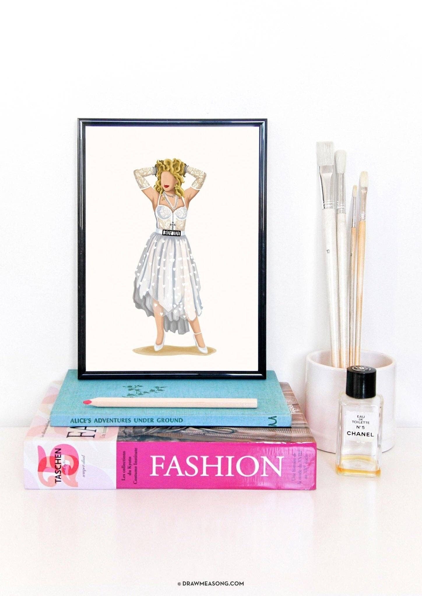 Wie ein jungfräulicher Kunstdruck