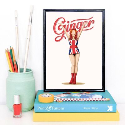 Ginger Spice Art Print