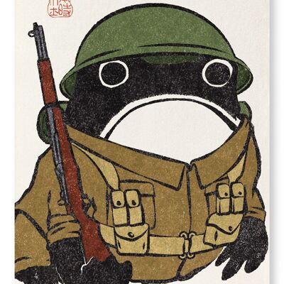 ARMEE EZEN FROSCH Kunstdruck