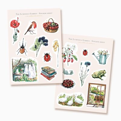 Stickers set Luminous Garden