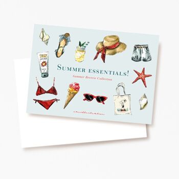 Cartes postales Essentiels d'été