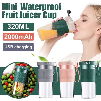 Mini USB Rechargeable Portable Blender Électrique Fruit Juicer Cuisine Smoothie Maker Léger Sport Bouteille Multifonction Blender