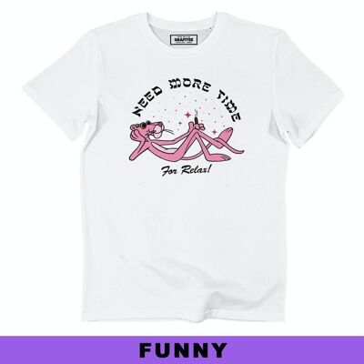 Benötigen Sie mehr Zeit-T-Shirt - lustiges rosa Panther-T-Shirt