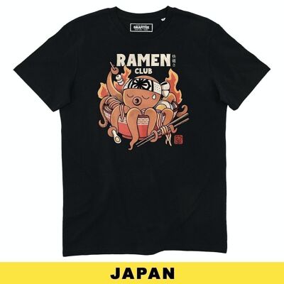 T-shirt Tako Ramen Club - Tema cibo e Giappone