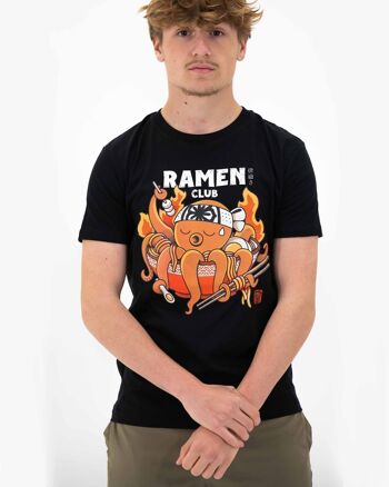 Tako Ramen Club T-shirt - Food & Japan Theme 3
