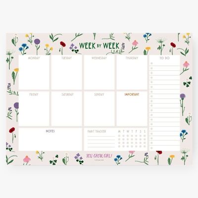 Weekly Planner / You Grow Girl