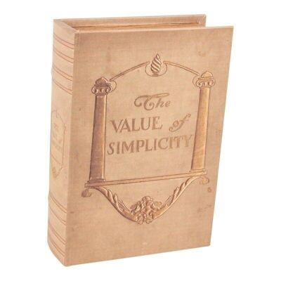 Caja de libros 27 cm Simplicidad