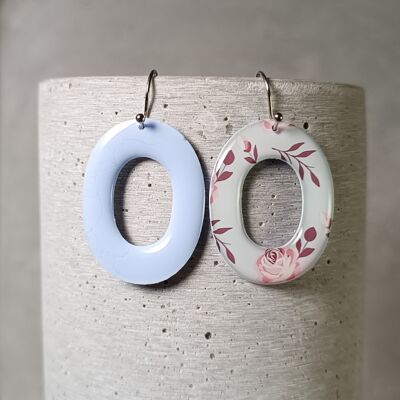 Montsoreau reversible earrings – floral motif 1245