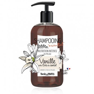 Oriental Vanilla Shampoo with a note of Sandalwood