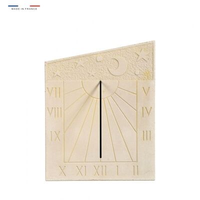 Reloj sol Motivo luna piedra natural 33cmx42cm