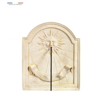 Sundial Vivere Memento pattern aged natural stone 35cmx42cm