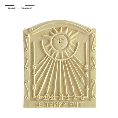 Sundial Le Temps Fuit pattern natural stone 33cmx40cm
