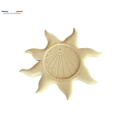 Reloj sol Motivo sol piedra natural envejecida 40cmx40cm