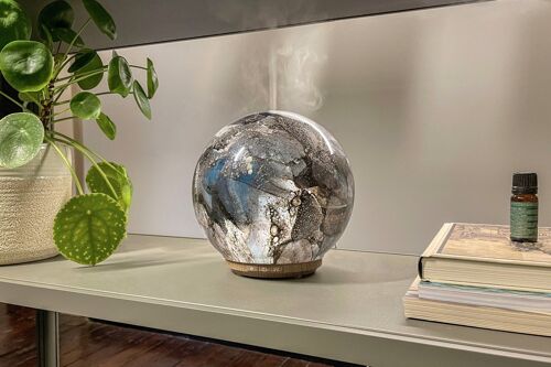 Glass Diffuser | Smoky Quartz design | Handblown