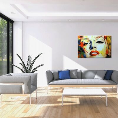 Marilyn Monroe Design Color Oil Painting