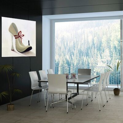 Glamor Woman Shoes Abstract Painting