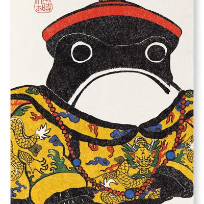 QING EMPEROR EZEN FROG Art Print