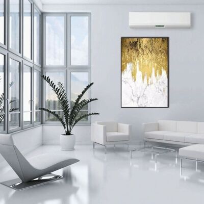 Gold Cascade Contemporary Painting