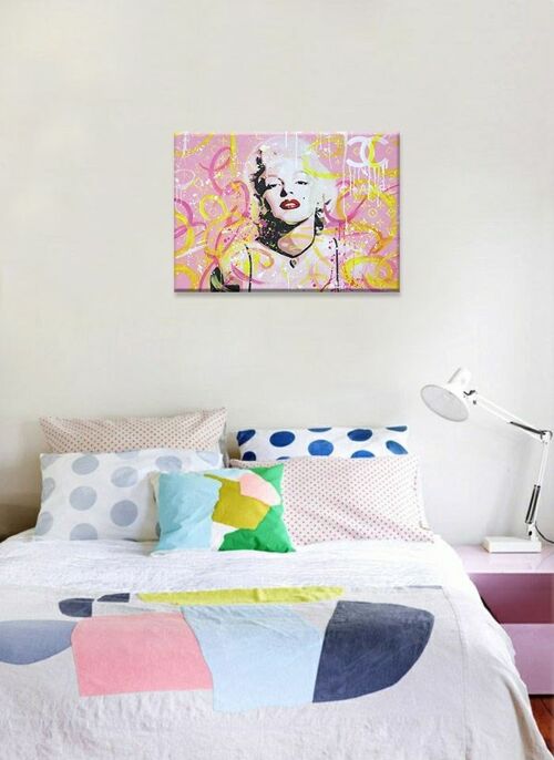 Peinture pop art Marilyn