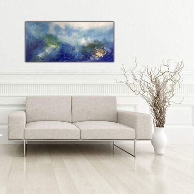 Blue Ocean Abstract Painting