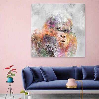 Gorilla-Pop-Art malen