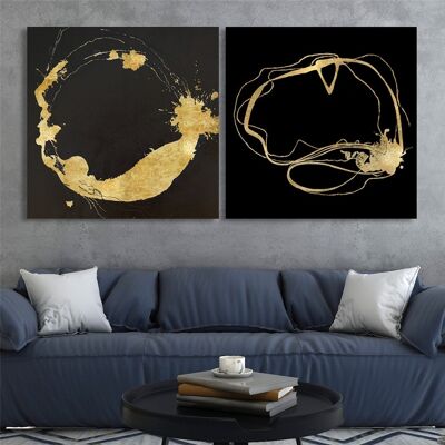 Golden Circle Oil Painting