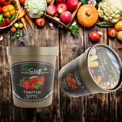 Billers Organic BBCup Soupe Instantanée aux Tomates
