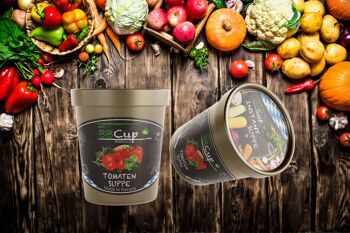 Billers Organic BBCup Soupe Instantanée aux Tomates