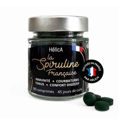 Espirulina cultivada en Francia 180 Comprimidos