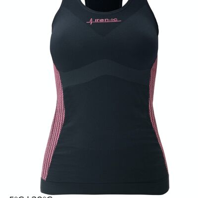 Canotta LADY Fitness IRON-IC 2.1 schwarz/pink