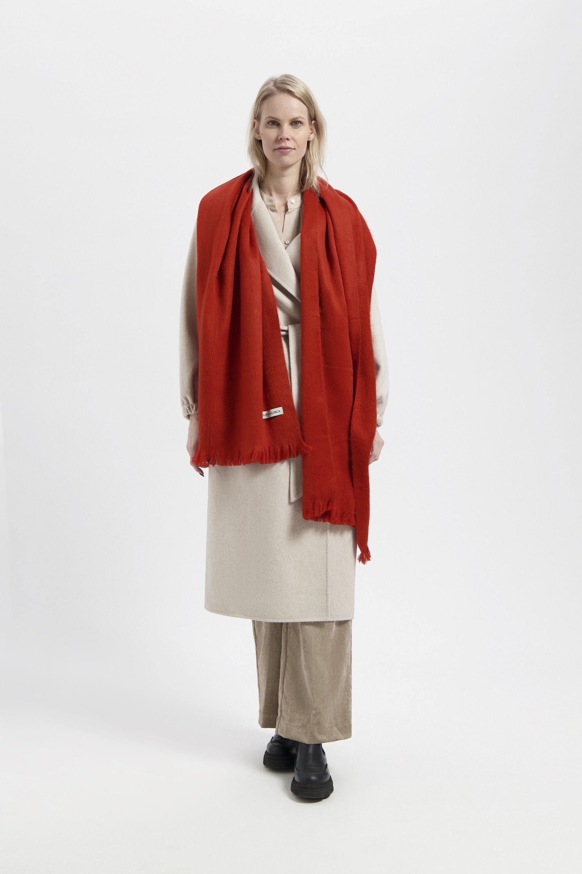 Sciarpa Rosso Mattone