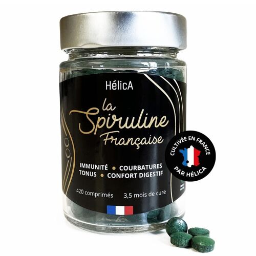 Spiruline cultivée en France 420 Comprimés