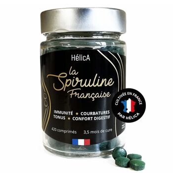 Spiruline cultivée en France 420 Comprimés 1