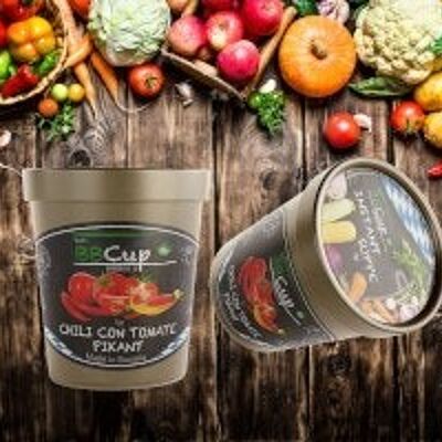 Billers Organic BBCup Sopa instantánea Chili con Tomate