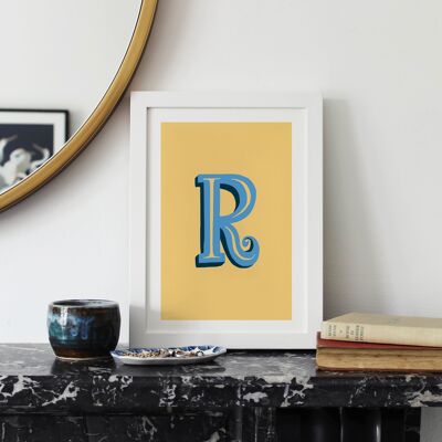 Letter R Alphabet Print
