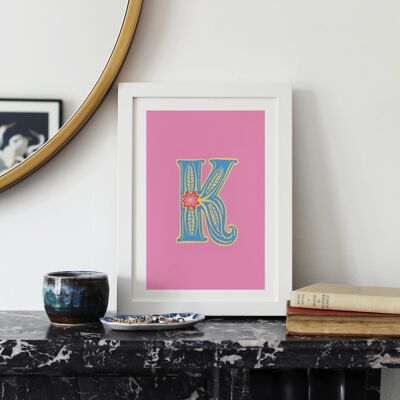 Letter K Alphabet Print