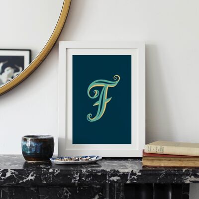 Letter F Alphabet Print