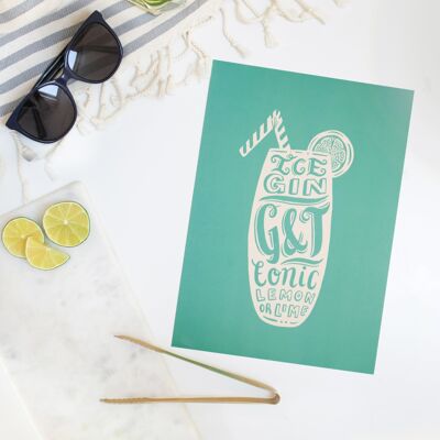 Gin & Tonic print