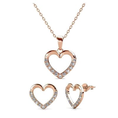 Lovett Sets - Rose Gold and Crystal