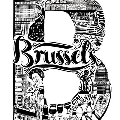 Brussels Print